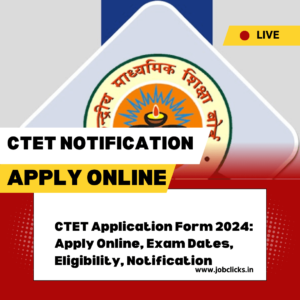 CTET Application form 2024 Notification, Exam date